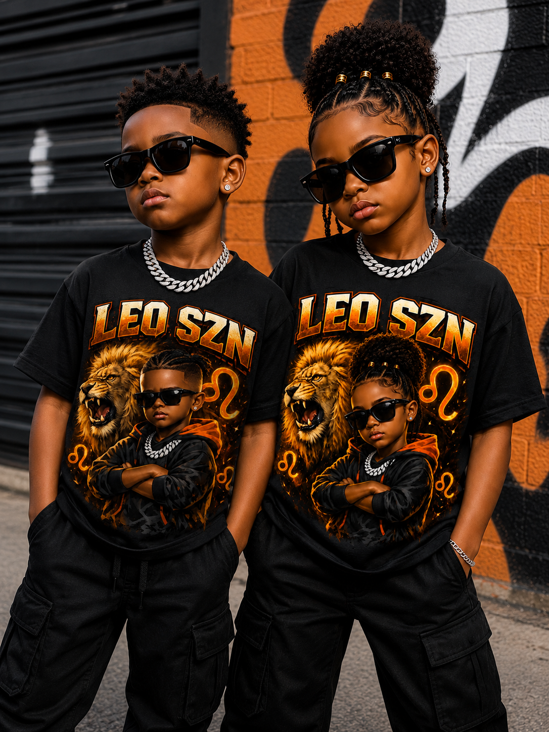 Leo SZN Urban Kids Graphic Tee