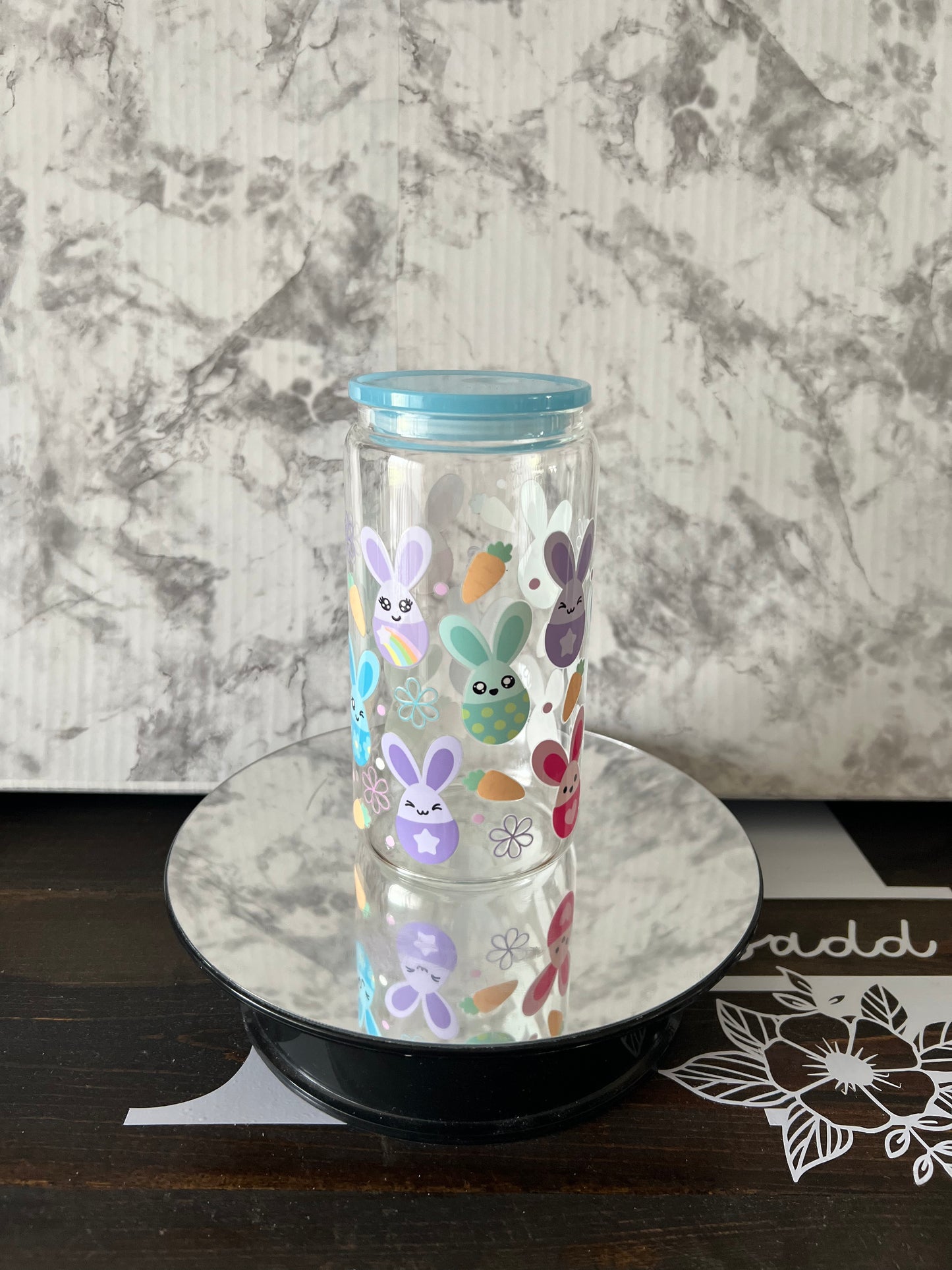 Easter Glass Tumbler