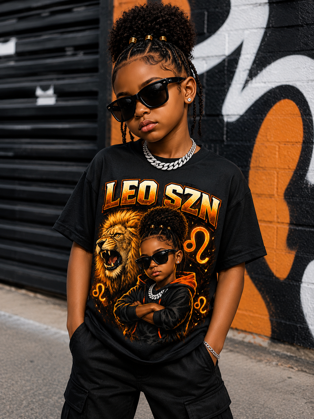 Leo SZN Urban Kids Graphic Tee