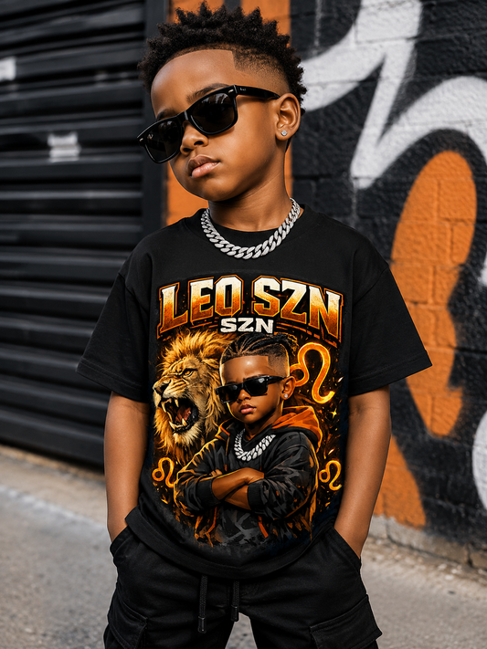 Leo SZN Urban Kids Graphic Tee