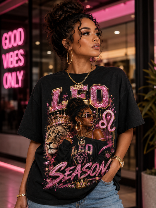 Leo Season Queen – Luxe Women’s Graphic Tee