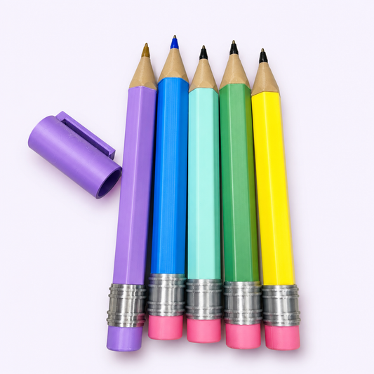 Jumbo Pencil Pen with Cap | 3D Printed